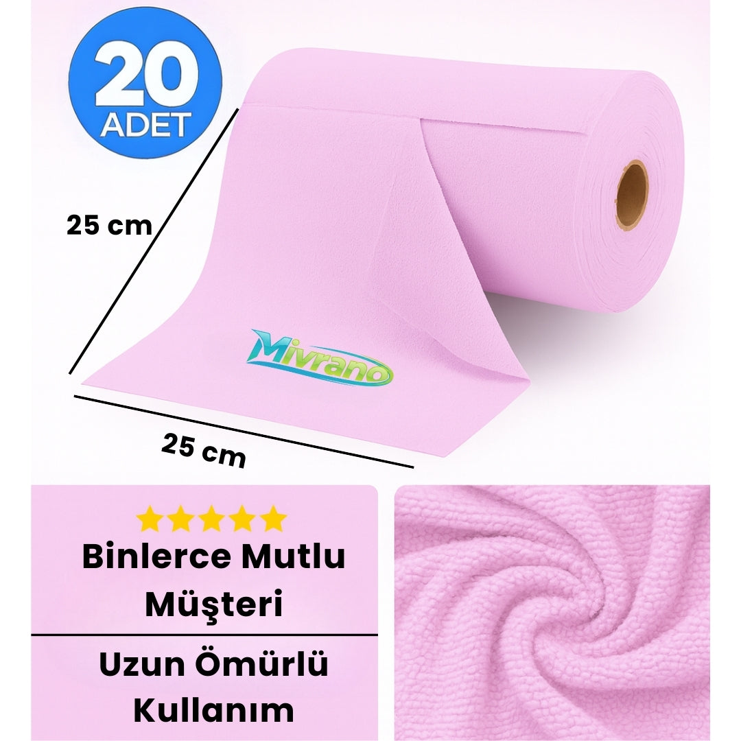 Mivrano Premium Mikrofiber Rulo Bez