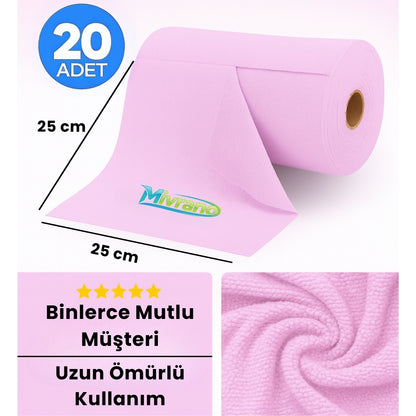 Mivrano Premium Mikrofiber Rulo Bez