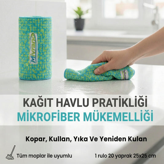 Mivrano Premium Mikrofiber Rulo Bez
